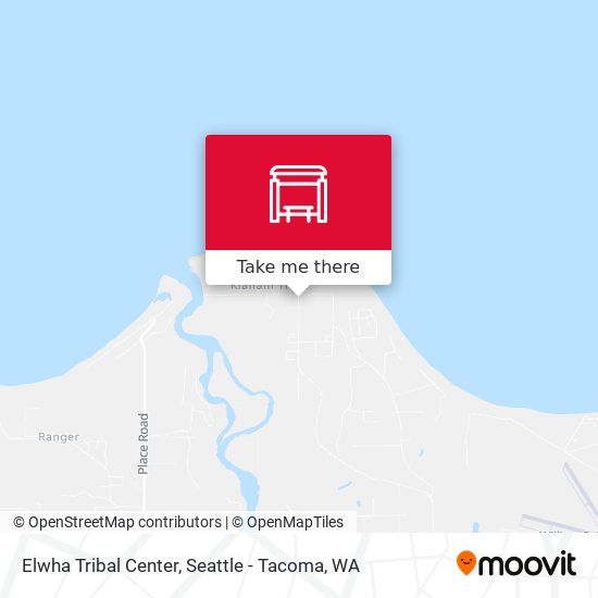 Mapa de Elwha Tribal Center