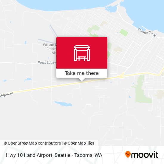 Mapa de Hwy 101 and Airport