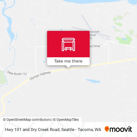 Mapa de Hwy 101 and Dry Creek Road