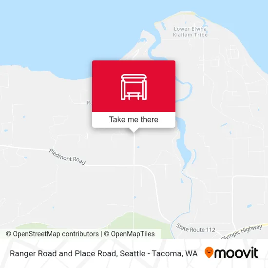 Ranger Road and Place Road map