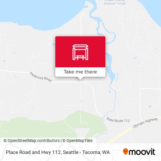 Place Road and Hwy 112 map