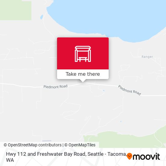 Hwy 112 and Freshwater Bay Road map