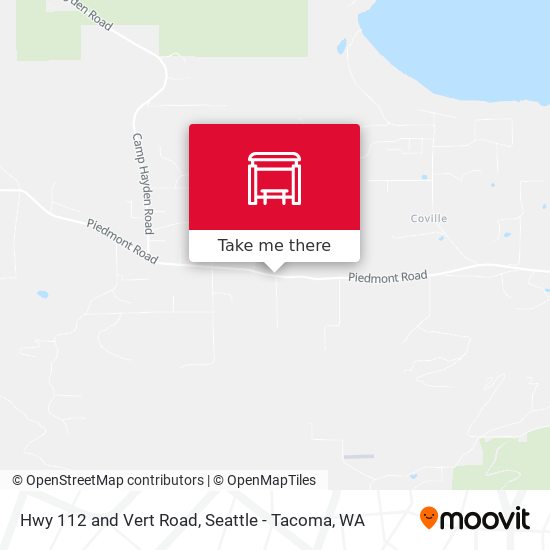 Hwy 112 and Vert Road map