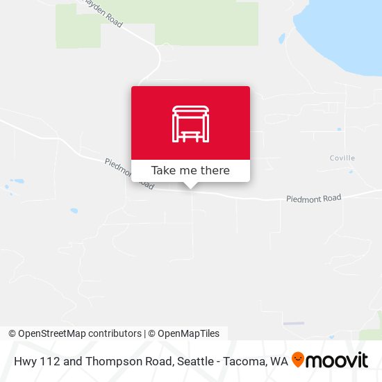 Hwy 112 and Thompson Road map