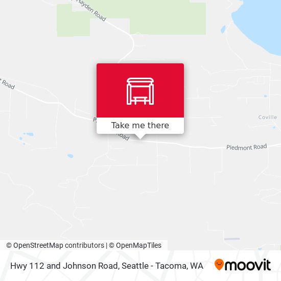 Hwy 112 and Johnson Road map
