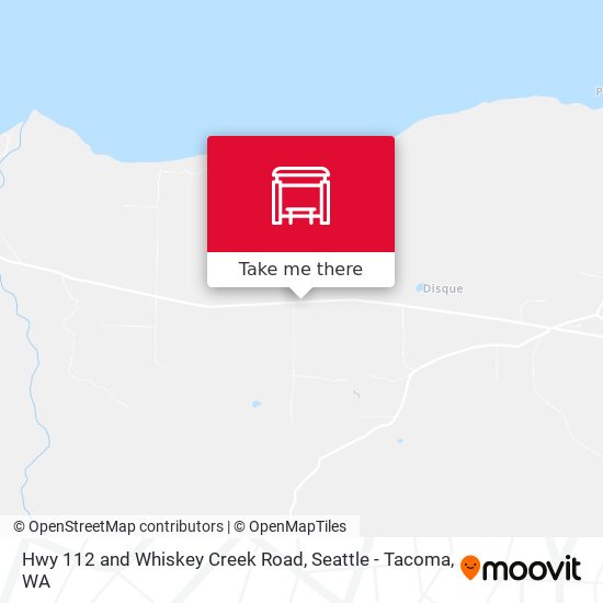 Hwy 112 and Whiskey Creek Road map