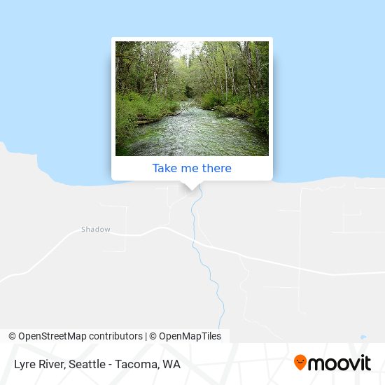 Mapa de Lyre River