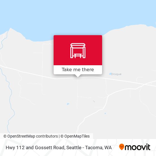 Hwy 112 and Gossett Road map