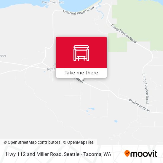Hwy 112 and Miller Road map