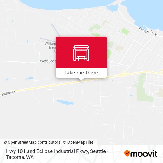 Hwy 101 and Eclipse Industrial Pkwy map