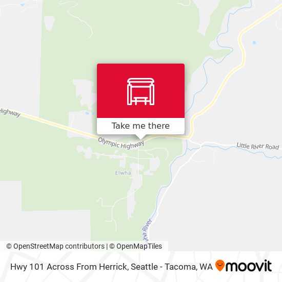 Hwy 101 Across From Herrick map