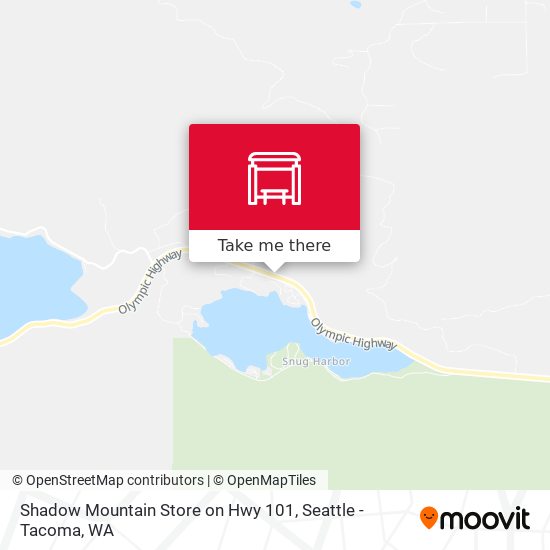 Shadow Mountain Store on Hwy 101 map