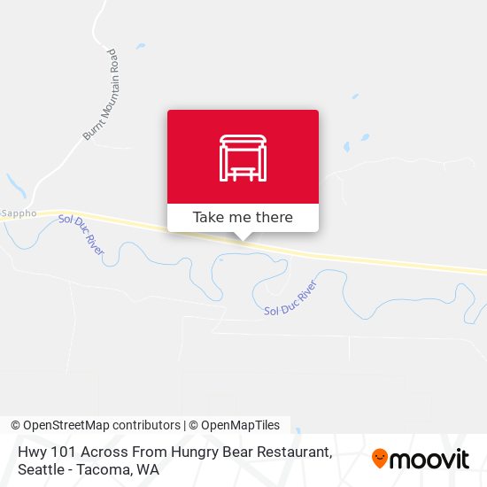 Hwy 101 Across From Hungry Bear Restaurant map