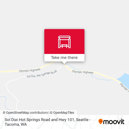 Mapa de Sol Duc Hot Springs Road and Hwy 101