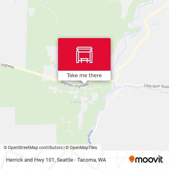 Herrick and Hwy 101 map