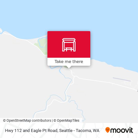 Hwy 112 and Eagle Pt Road map