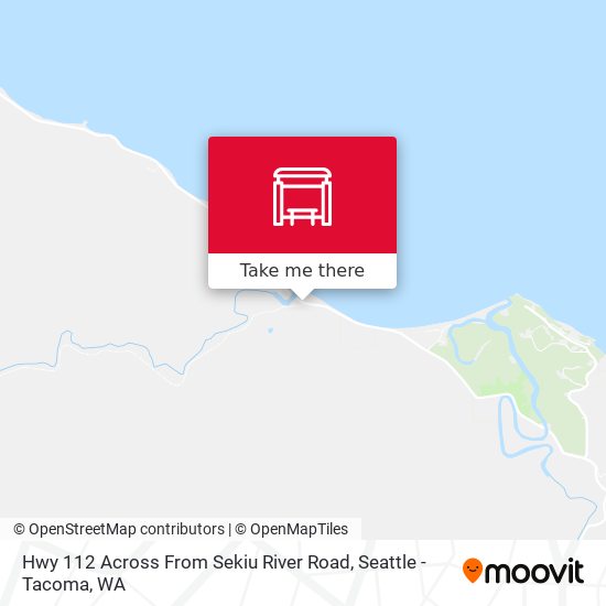 Hwy 112 Across From Sekiu River Road map