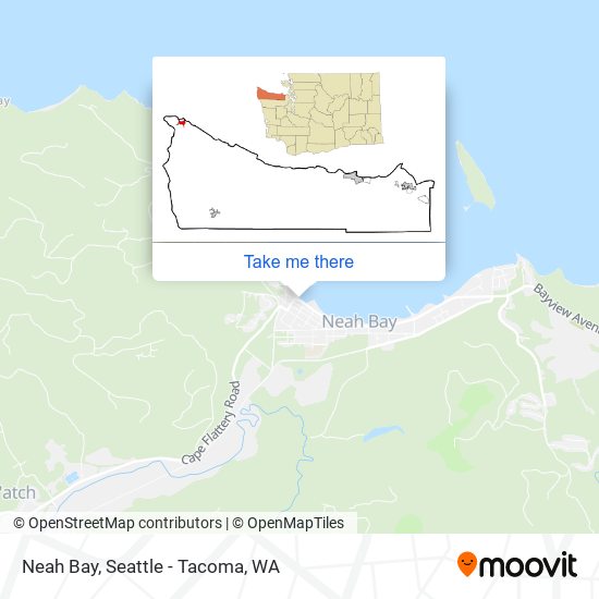 Neah Bay map