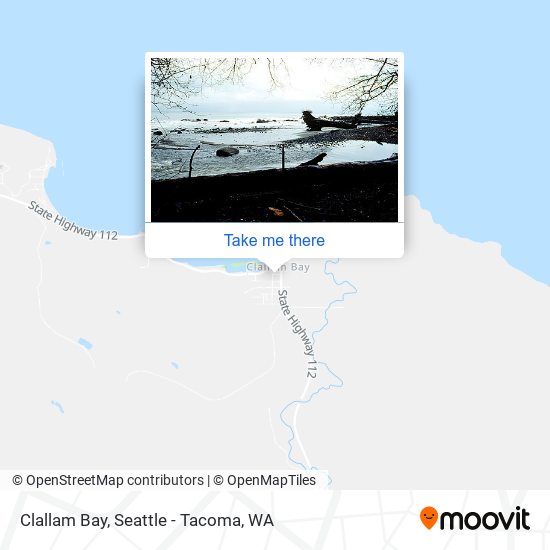 Clallam Bay map