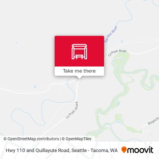 Mapa de Hwy 110 and Quillayute Road