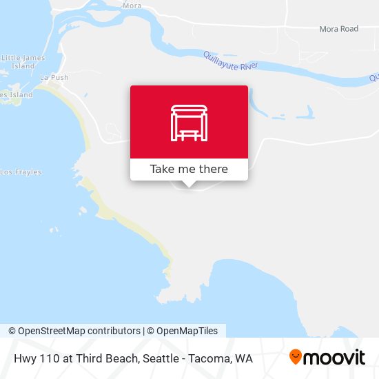Mapa de Hwy 110 at Third Beach