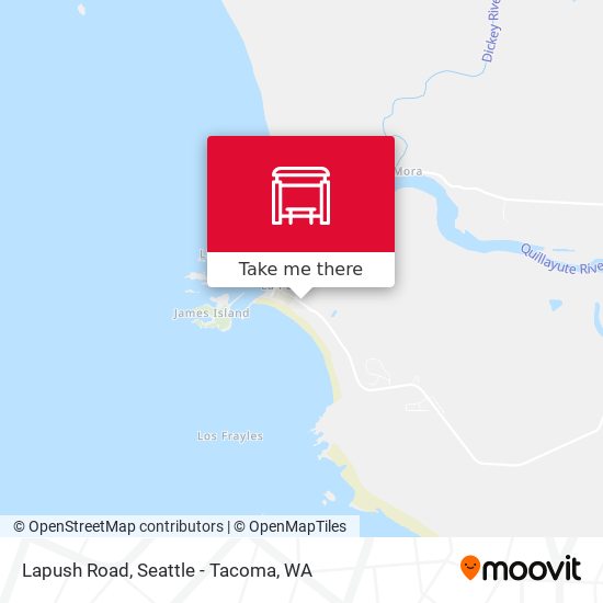 Mapa de Lapush Road