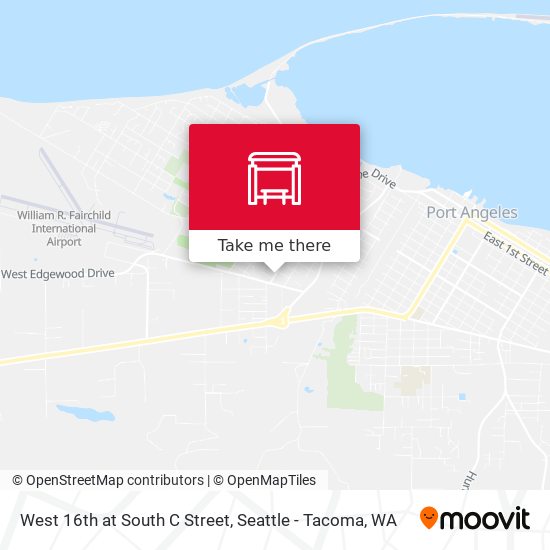 Mapa de West 16th at South C Street