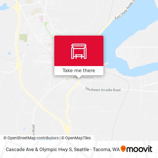 Mapa de Cascade Ave & Olympic Hwy S