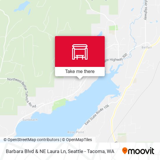 Barbara Blvd & NE Laura Ln map