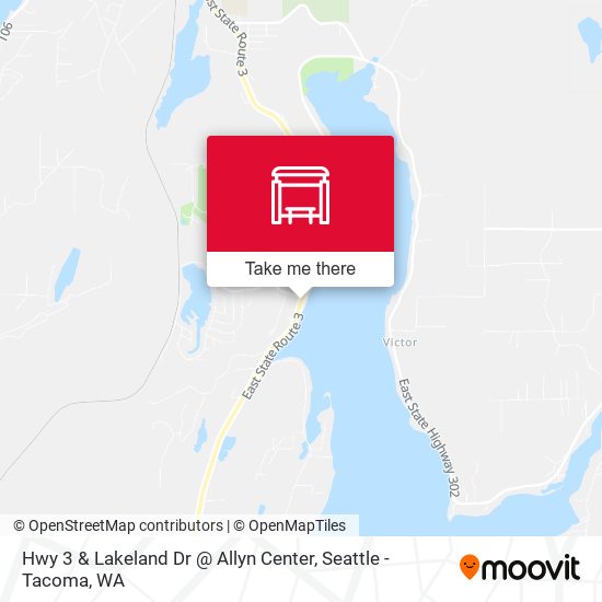 Hwy 3 & Lakeland Dr @ Allyn Center map