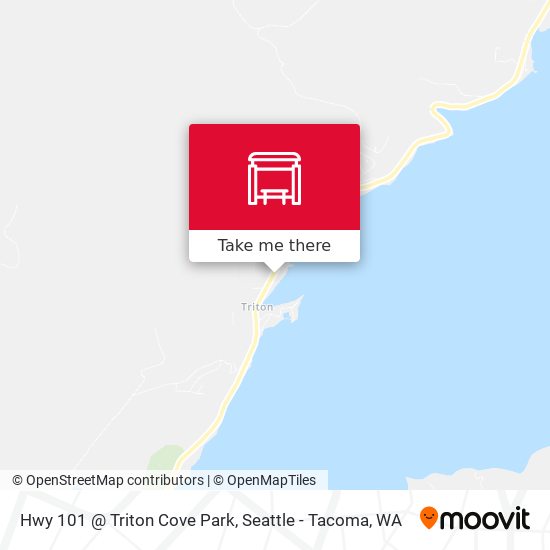 Hwy 101 @ Triton Cove Park map