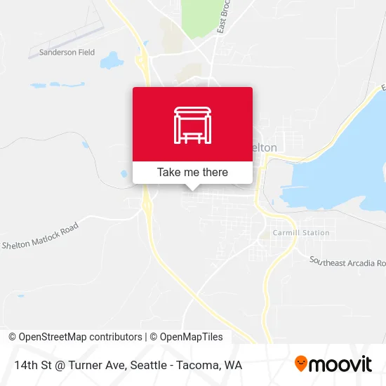 14th St @ Turner Ave map