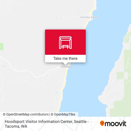 Hoodsport Visitor Information Center map