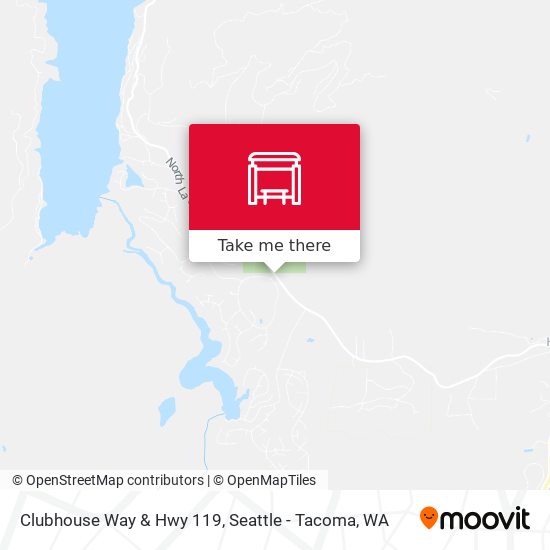 Clubhouse Way & Hwy 119 map