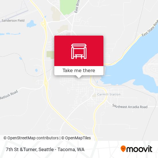 7th St &Turner map