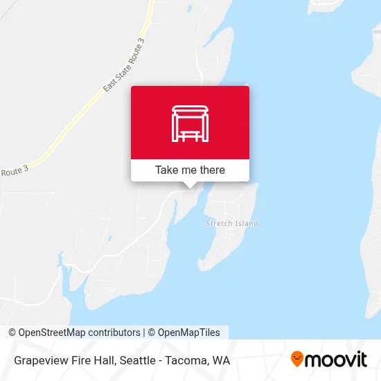Grapeview Fire Hall map