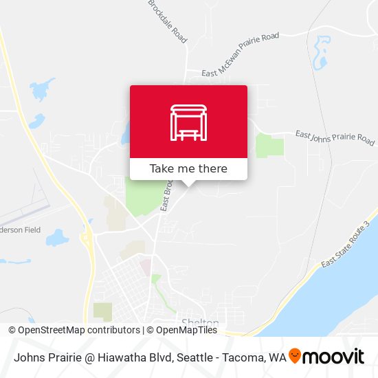 Mapa de Johns Prairie @ Hiawatha Blvd