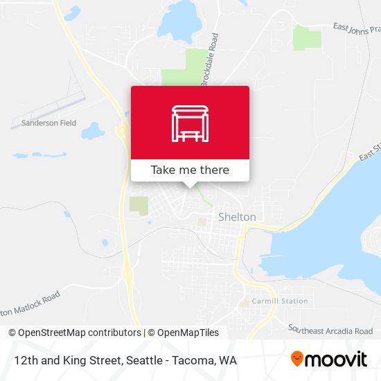 12th and King Street map