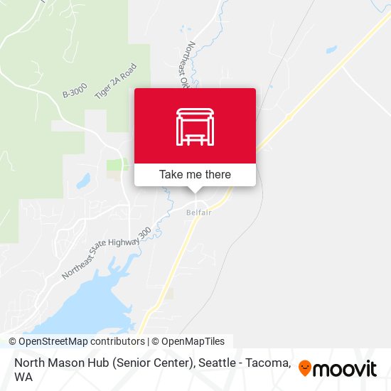 North Mason Hub (Senior Center) map