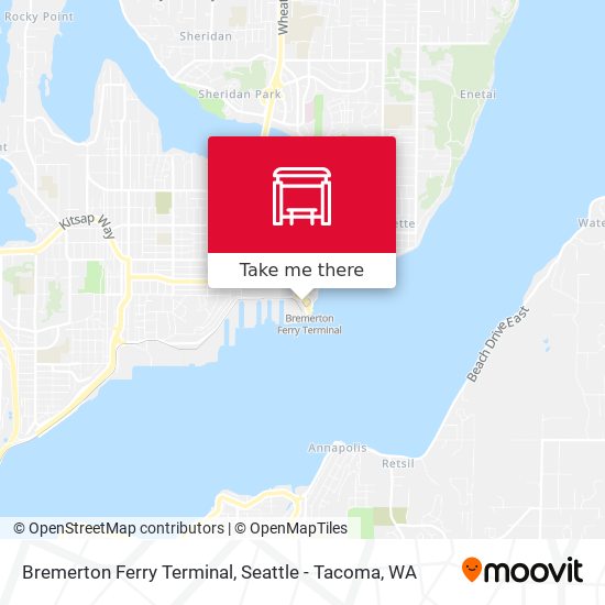 Mapa de Bremerton Ferry Terminal