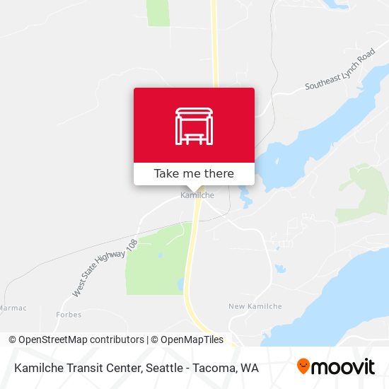 Kamilche Transit Center map