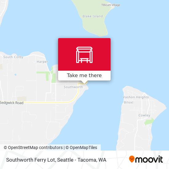 Southworth Ferry Lot map