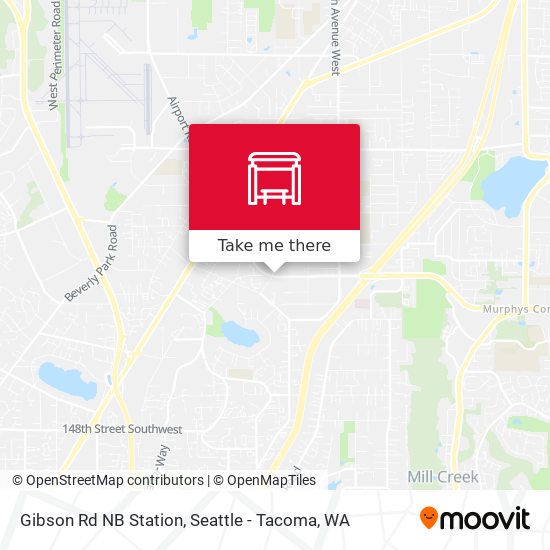 Mapa de Gibson Rd NB Station