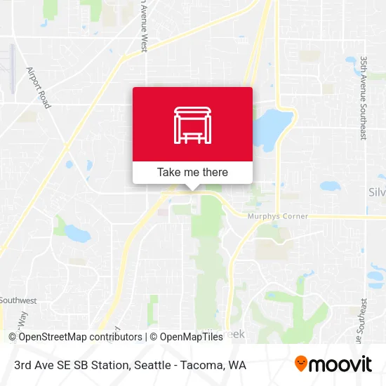 3rd Ave SE SB Station map