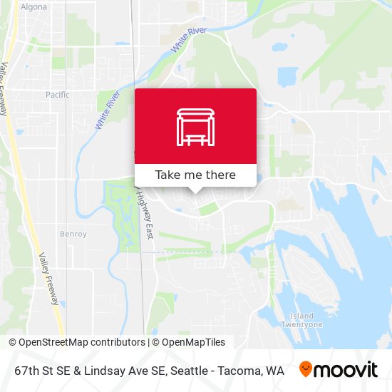 67th St SE & Lindsay Ave SE map