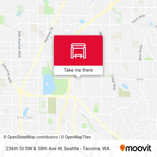 Mapa de 236th St SW & 58th Ave W
