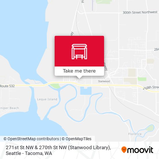 271st St NW & 270th St NW (Stanwood Library) map