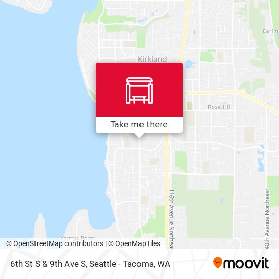 6th St S & 9th Ave S map