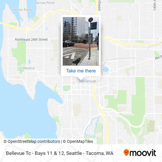 Bellevue Tc - Bays 11 & 12 map