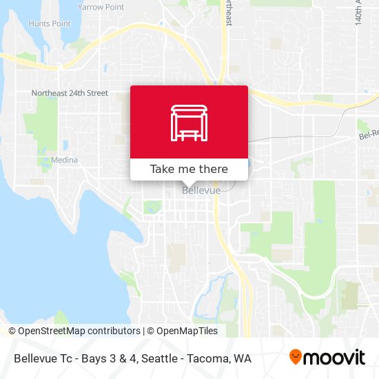 Mapa de Bellevue Tc - Bays 3 & 4